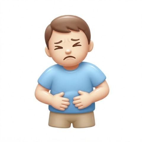 My tummy hurts.