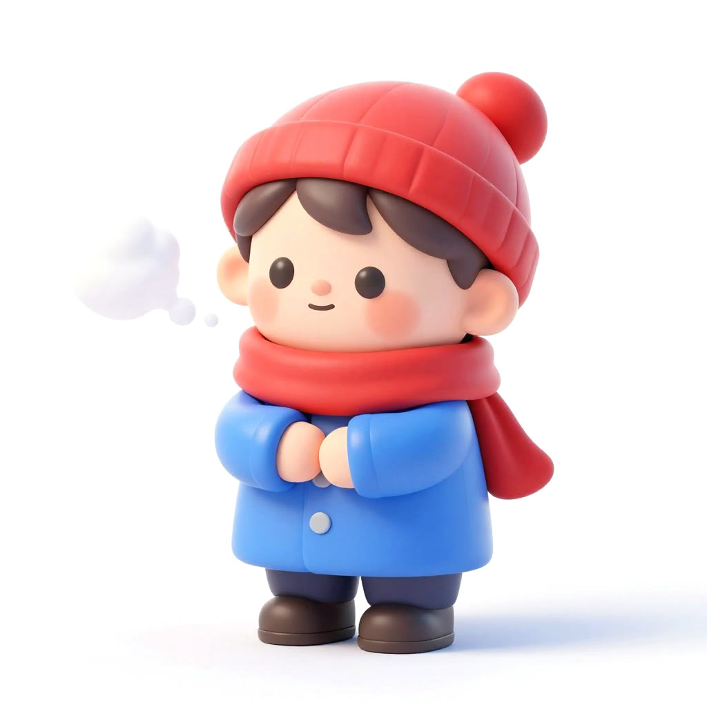 It's so cold today!