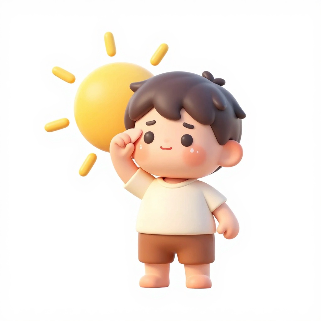 It's hot today.