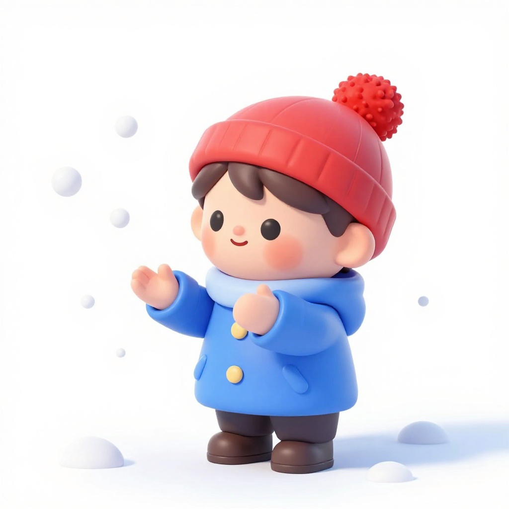 It's snowing!