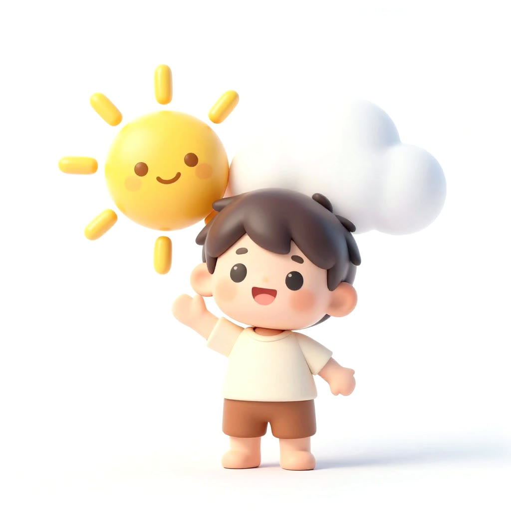 The sun is out!